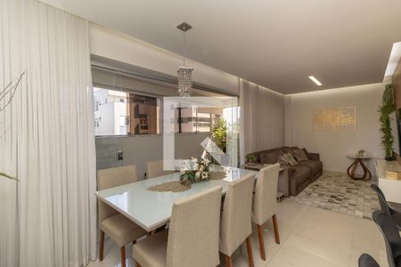 Sala de apartamento à venda com 3 quartos, 93m² em Itapoã, Belo Horizonte