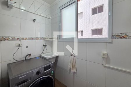 Área de Serviço de apartamento para alugar com 3 quartos, 98m² em Guilhermina, Praia Grande