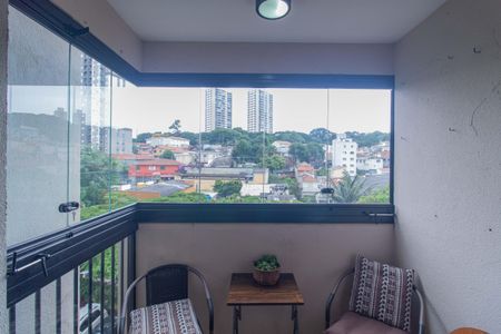 Varanda da Sala de apartamento à venda com 3 quartos, 71m² em Vila Firmiano Pinto, São Paulo