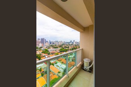 Varanda de apartamento para alugar com 1 quarto, 50m² em Brooklin Paulista, São Paulo