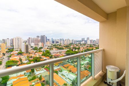 Varanda de apartamento para alugar com 1 quarto, 50m² em Brooklin Paulista, São Paulo