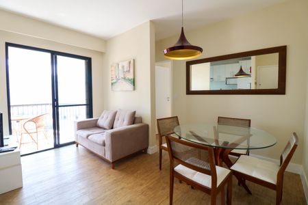 Sala de apartamento para alugar com 1 quarto, 40m² em Chácara Santo Antônio (zona Sul), São Paulo