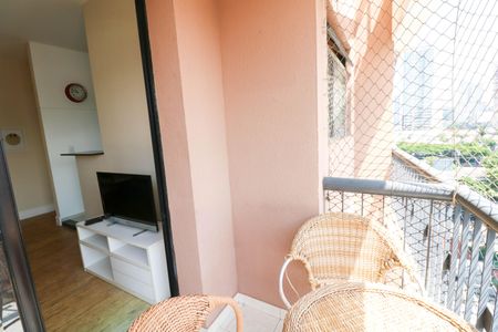 Varanda de apartamento para alugar com 1 quarto, 40m² em Chácara Santo Antônio (zona Sul), São Paulo