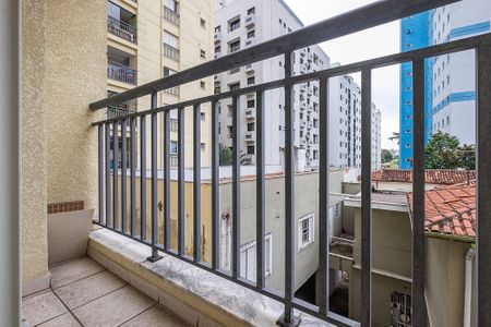Varanda da Sala de apartamento para alugar com 2 quartos, 48m² em Jardim Paulista, São Paulo