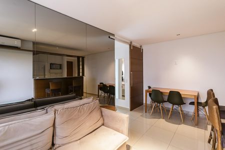 Sala de apartamento para alugar com 1 quarto, 40m² em Vila Nova Conceição, São Paulo