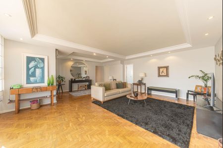 Sala de apartamento à venda com 3 quartos, 122m² em Campo Belo, São Paulo