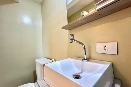 Studio para alugar com 24m², 1 quarto e 1 vaga Studio para alugar com 24m², 1 quarto e 1 vagaBanheiro