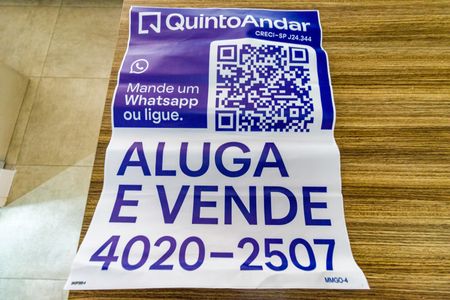 Studio para alugar com 33m², 1 quarto e 1 vagaPlaca