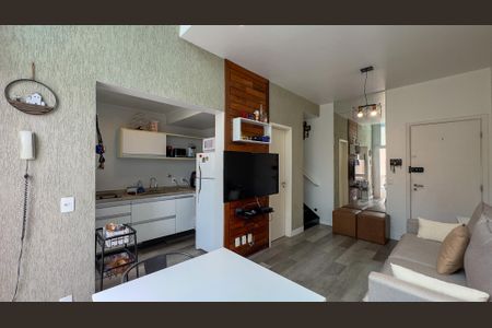 Sala de apartamento à venda com 1 quarto, 47m² em Campo Belo, São Paulo