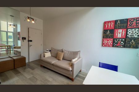 Sala de apartamento à venda com 1 quarto, 47m² em Campo Belo, São Paulo