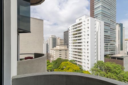 Varanda da Sala de apartamento para alugar com 1 quarto, 76m² em Itaim Bibi, São Paulo