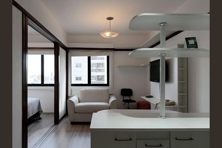 Sala de apartamento à venda com 1 quarto, 41m² em Jardim Paulista, São Paulo