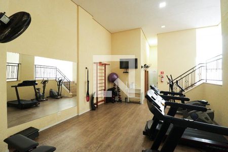 Área comum - Academia de apartamento para alugar com 1 quarto, 49m² em Santana, São Paulo