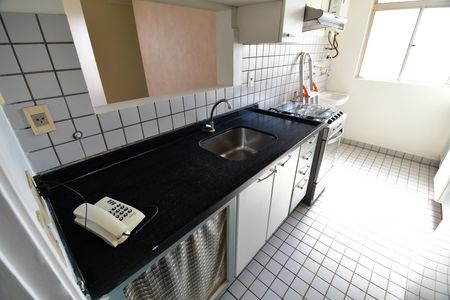 Cozinha de apartamento para alugar com 3 quartos, 80m² em Nova Campinas, Campinas