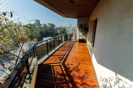 Varanda da Sala de apartamento para alugar com 5 quartos, 540m² em Real Parque, São Paulo