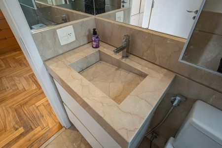 Apartamento à venda com 49m², 1 quarto e 1 vagaBanheiro 