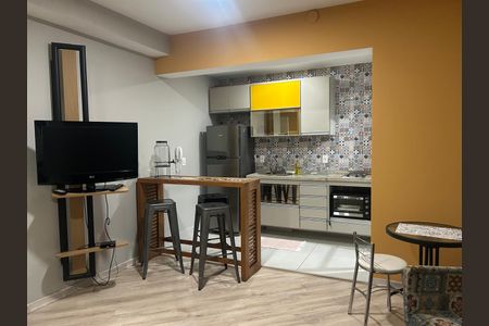 Studio para alugar com 29m², 1 quarto e 1 vaga Studio para alugar com 29m², 1 quarto e 1 vagaCozinha