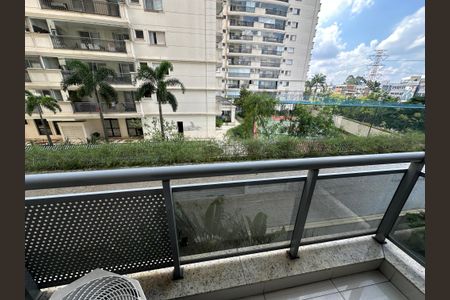Varanda da Sala de apartamento à venda com 1 quarto, 49m² em Alphaville Industrial, Barueri