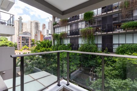 Varanda Studio de apartamento para alugar com 1 quarto, 33m² em Vila Madalena, São Paulo