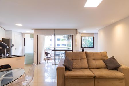 Apartamento para alugar com 57m², 1 quarto e 2 vagasSala