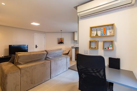 Apartamento para alugar com 57m², 1 quarto e 2 vagasEscritório 
