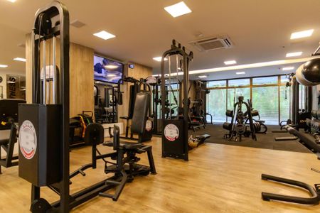 Apartamento à venda com 60m², 1 quarto e 1 vaga Apartamento à venda com 60m², 1 quarto e 1 vagaÁrea comum - Academia