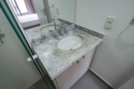 Banheiro de kitnet/studio para alugar com 1 quarto, 36m² em Jardim Paulista, São Paulo