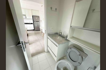 Apartamento à venda com 60m², 1 quarto e 2 vagas Apartamento à venda com 60m², 1 quarto e 2 vagasBanheiro Social