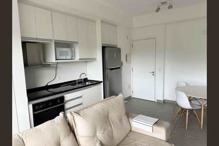 Apartamento à venda com 60m², 1 quarto e 2 vagas Apartamento à venda com 60m², 1 quarto e 2 vagasCozinha americana