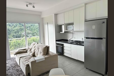 Apartamento à venda com 60m², 1 quarto e 2 vagas Apartamento à venda com 60m², 1 quarto e 2 vagasCozinha americana
