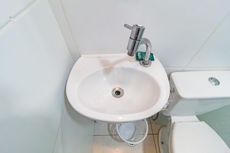 Detalhe - Banheiro de kitnet/studio para alugar com 1 quarto, 25m² em Vila Regente Feijó, São Paulo