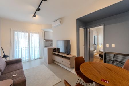 Sala de apartamento para alugar com 1 quarto, 48m² em Consolação, São Paulo