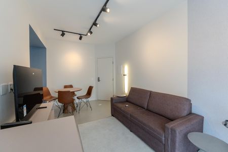 Sala de apartamento para alugar com 1 quarto, 48m² em Consolação, São Paulo