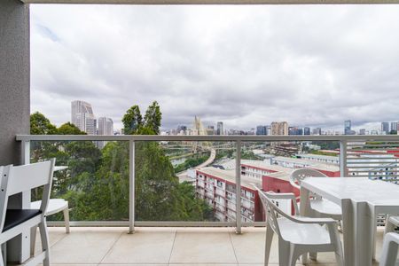 Studio à venda com 35m², 1 quarto e 1 vagaVaranda