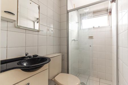 Banheiro de kitnet/studio para alugar com 1 quarto, 35m² em Santa Cecília, São Paulo
