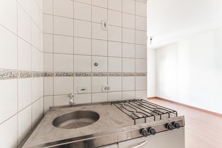Cozinha de kitnet/studio para alugar com 1 quarto, 35m² em Santa Cecília, São Paulo