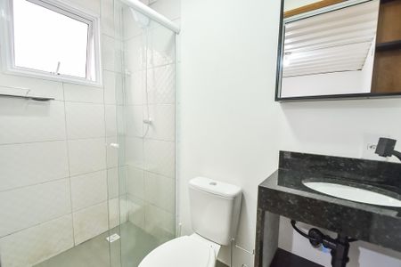 Casa de condomínio para alugar com 45m², 2 quartos e sem vagaBanheiro da suíte