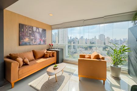 Studio à venda com 33m², 1 quarto e 1 vagaVaranda