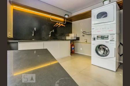 Studio à venda com 33m², 1 quarto e 1 vagaLavanderia