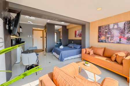 Studio à venda com 33m², 1 quarto e 1 vagaVaranda