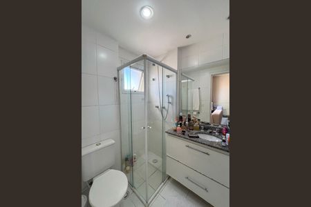 Banheiro da Suíte de apartamento à venda com 2 quartos, 62m² em Vila das Mercês, São Paulo