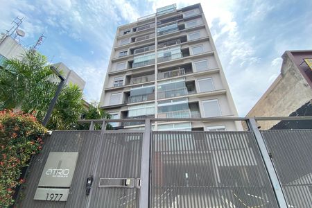 Studio para alugar com 36m², 1 quarto e 1 vaga Studio para alugar com 36m², 1 quarto e 1 vagaFachada