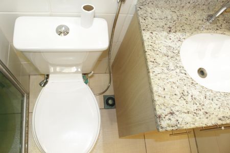 Banheiro Social de apartamento para alugar com 1 quarto, 38m² em Vila Buarque, São Paulo