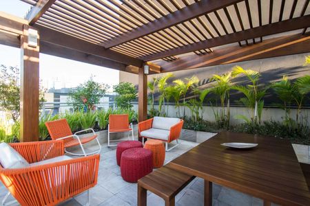 Apartamento para alugar com 42m², 1 quarto e 1 vaga Apartamento para alugar com 42m², 1 quarto e 1 vagaÁrea comum - Churrasqueira