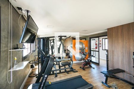 Área comum de kitnet/studio para alugar com 1 quarto, 27m² em Tatuapé, São Paulo