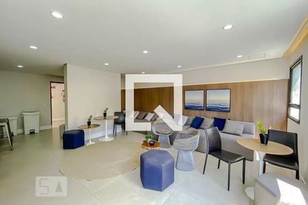 Área comum de kitnet/studio para alugar com 1 quarto, 27m² em Tatuapé, São Paulo