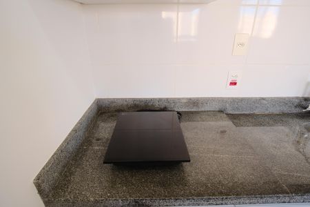 Cozinha de kitnet/studio para alugar com 1 quarto, 27m² em Tatuapé, São Paulo