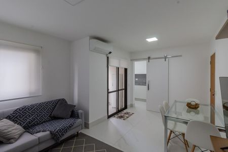Sala de apartamento para alugar com 1 quarto, 40m² em Vila Olímpia, São Paulo