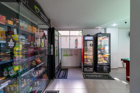 Apartamento para alugar com 44m², 2 quartos e sem vaga Apartamento para alugar com 44m², 2 quartos e sem vagaÁrea comum - Mercado
