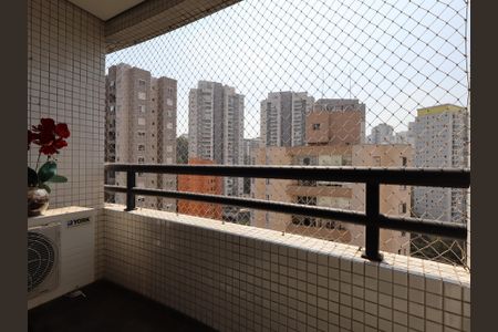 Varanda da Sala de apartamento à venda com 2 quartos, 66m² em Vila Andrade, São Paulo
